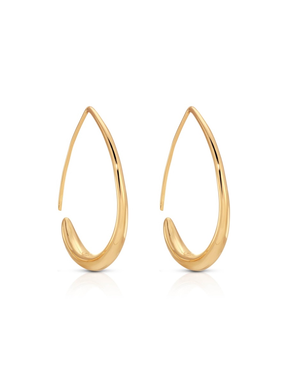 Ettika Simple Threader Hoop Earrings